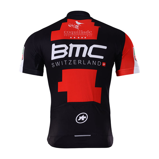 Abbigliamento BMC 2017 Manica Corta e Pantaloncino Con Bretelle rosso e nero - Clicca l'immagine per chiudere